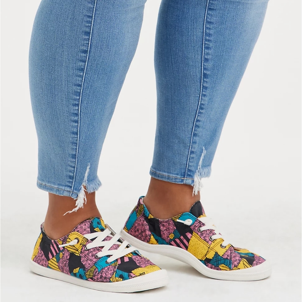Torrid Riley Sneakers - Nightmare Before Christmas Sally Patches